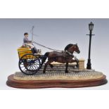 Border Fine Arts limited edition 259/1500 'R Price, Leyburn, Bakers and Confectioners' pony and trap