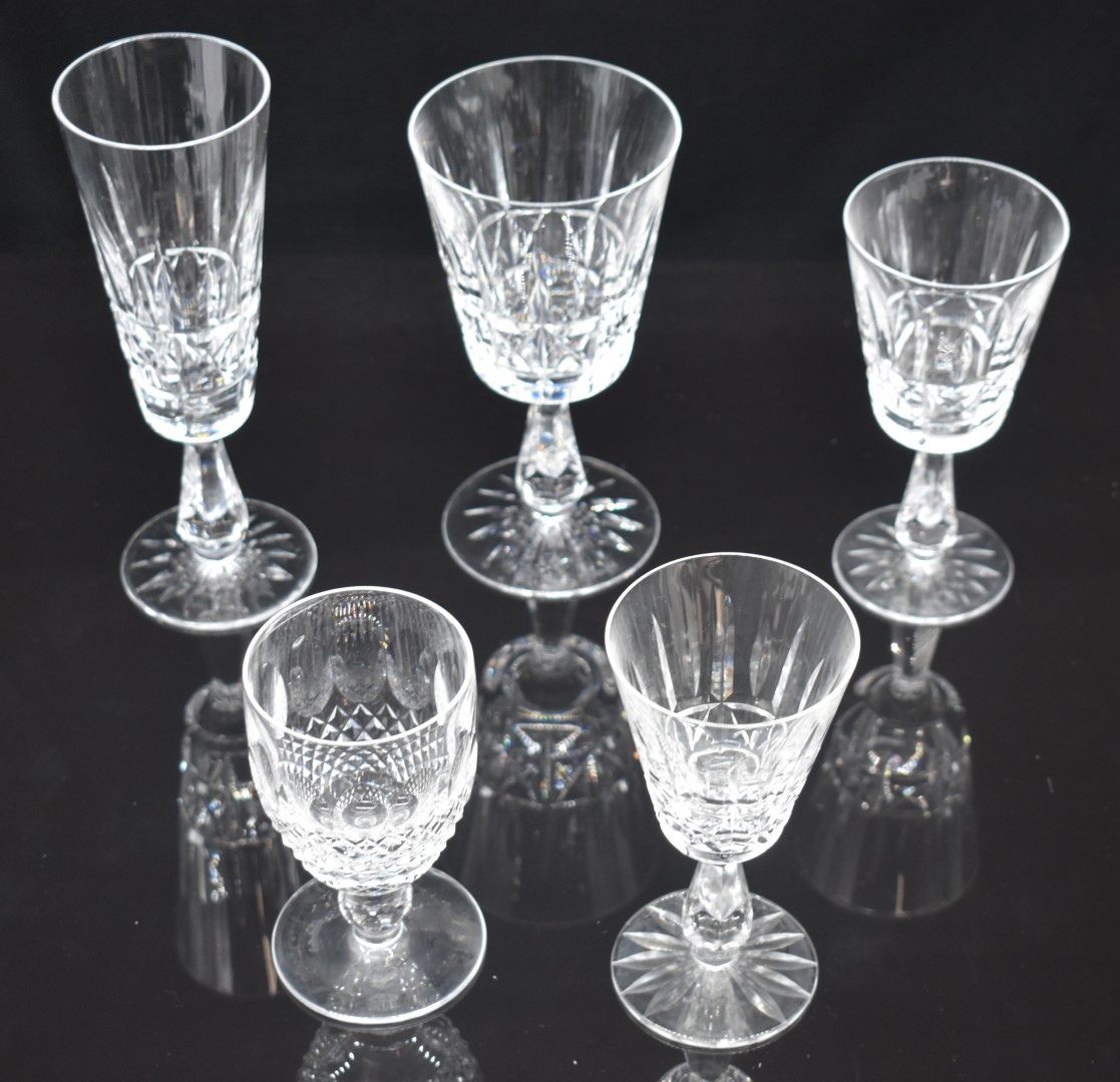 Waterford Crystal cut drinking glasses in the Colleen and Ashford patterns, including eight wine - Image 2 of 2