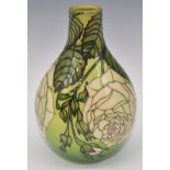 Dennis Chinaworks signed Sally Tuffin limited edition 7/25 baluster vase decorated in the Blanche