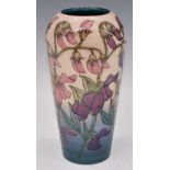 Dennis Chinaworks signed Sally Tuffin limited edition 4/20 vase decorated with sweet peas, H21cm