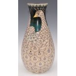 Dennis Chinaworks signed Sally Tuffin limited edition 4/40 covered flask vase decorated in the White