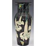 Dennis Chinaworks signed Sally Tuffin limited edition 1/11 large Etruscan vase with Datura and bee