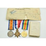 Royal Navy WW1 medal trio comprising 1914/1915 Star, War Medal and Victory Medal named to J8359 C