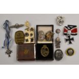 Reproduction WW2 German medals and insignia including Mother's Cross etc