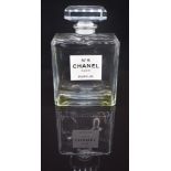 Large point of sale Chanel 'No 5' advertising bottle, H27cm