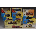 Twelve Corgi Classics diecast model commercial vehicles including Whisky Collection, Famous Hauliers