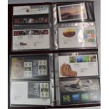 Mint GB stamp / first day covers collection in presentation packs with the corresponding first day