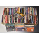 Ninety various Star Trek paperback books.