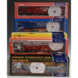 Nine Corgi Collectibles limited edition 1:50 scale diecast model haulage vehicles including