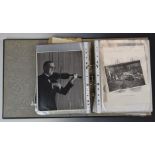 A quantity of ephemera relating to Ralph Powell, former conductor and musical director at the