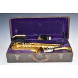 Henri Selmer 'Cigar Cutter' Selmer Super Sax saxophone, manufactured in 1931, serial number 14469,