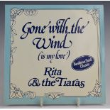 Rita & The Tiaras - Gone With The Wind (DS 1002). Record and cover appear EX
