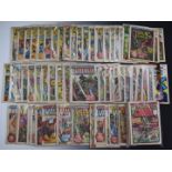 Over 100 Marvel comics dating from the 1980's including Forces in combat, Valour, Marvel Super-