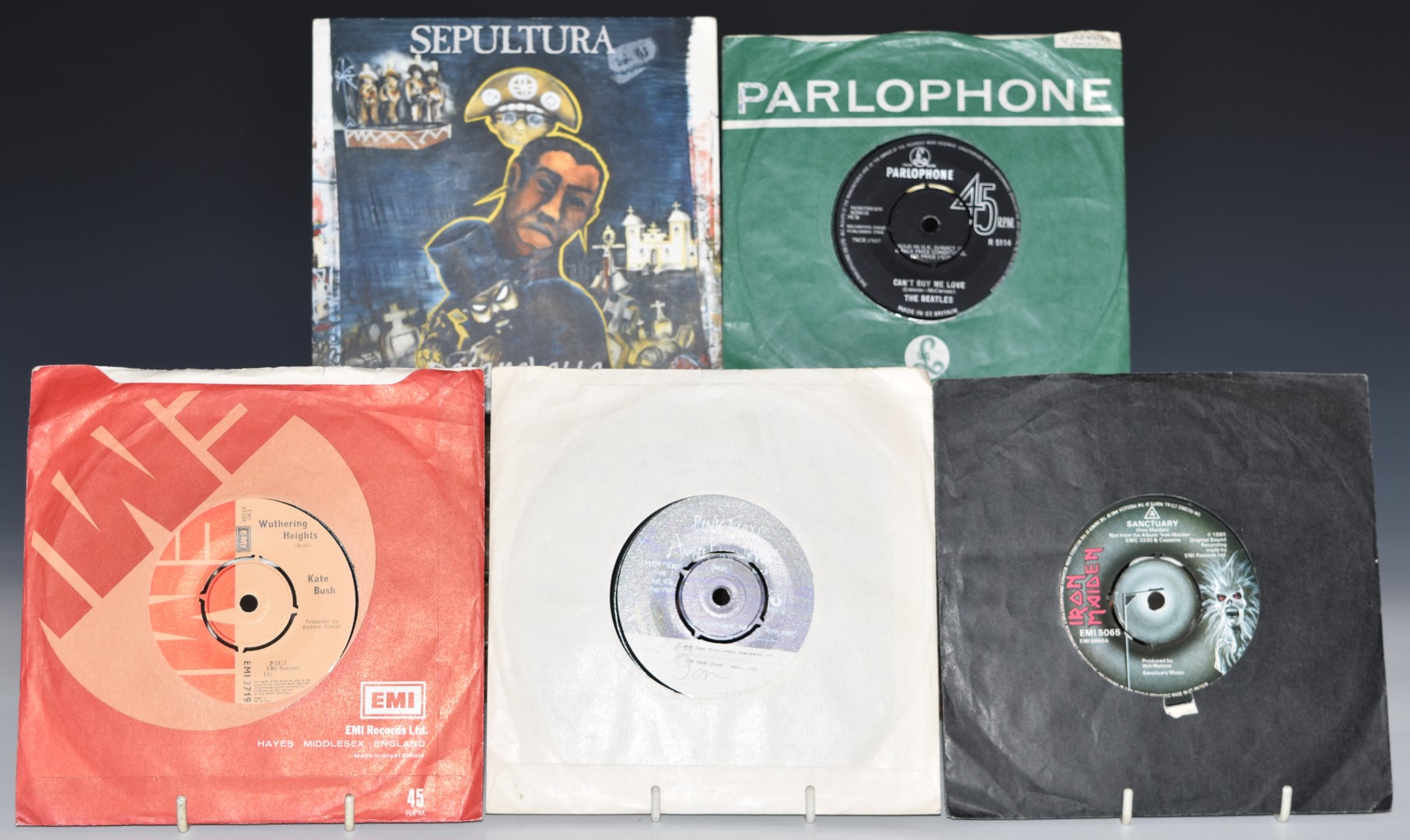 Approximately 60 singles including David Bowie, Queen, AC/DC, Iron Maiden, The Sweet and Kate Bush - Image 3 of 4