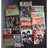 Collection of Beatles ephemera including approximately fifty five A+BC bubble gum cards in A+BC