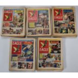 Approximately two hundred and ten Eagle comics comprising issues from Vol.6 (1955) - Vol.10 (