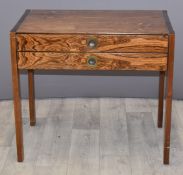 Robert Heritage for Archie Shine, retailed by Heals, retro/mid century modern rosewood side table