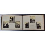 Album of 19thC photographs during a "Cruise of The 'Lusitania' In The Mediterranean 1894" as