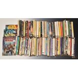 Eighty-one Star Wars, Dr Who and Battlestar Galactica paperback books.