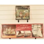 Billing Boats Cutty Sark wooden model kit 564 and Fittings 565, both in original boxes.