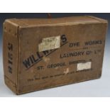 Willways Bristol laundry advertising box, length 52cm