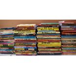 Approximately 110 mainly TV themed books and annuals including Star Trek, Dallas, Land of the