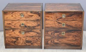 Robert Heritage for Archie Shine, retailed by Heals, pair of retro/mid century modern rosewood
