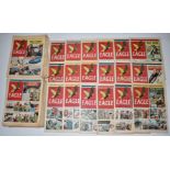 Approximately one hundred and sixty Eagle comics comprising issues from Vol.2 (1951) - Vol.5 (1954),