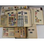 A large mint and used GB Commonwealth and world stamp collection in sixteen volumes from QV issues