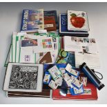 Sundries comprising numerous stamp anniversary booklets, large quantity Hawid & Davo mounts, GB