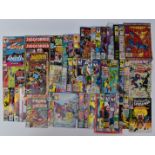 Seventy Marvel and DC comics including Spider-Man, Judge Dredd, Spider-Man and Angel Iceman,