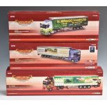 Three Corgi Hauliers of Renown 1:50 scale limited edition diecast model HGVs comprising Phillips (