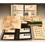 Stanley Gibbons Senator album, two New Zealand first day cover albums, four sundry albums and