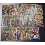 Sixty-two Marvel comics including The Superheroes, Savage Sword of Conan, Silver Surfer, Planet of