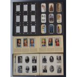 Collection of cigarette cards including early black and white Ogdens photographic famous people,