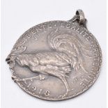 French 1918 victory medallion