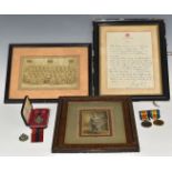 WW1 Royal Marine Light Infantry medal pair comprising War Medal and Victory Medal named to CH198