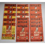 Hitler's 'Mein Kampf', full run of 18 weekly publications