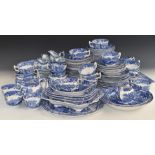 Approximately one hundred and sixty pieces of Spode Italian dinner and teaware including tureens,