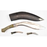 Kukri with 30cm blade and sheath. PLEASE NOTE ALL BLADED ITEMS ARE SUBJECT TO OVER 18 CHECK ON