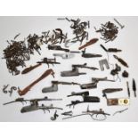 A large collection of shotgun parts including actions, locks, hammers etc. PLEASE NOTE THAT A