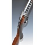 Holland & Holland .295 semi-smooth bore converted to .410 rook rifle with engraved round action,