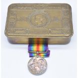 British Army WW1 War Medal named to 48650 Pte C Lynes, Lancashire Fusiliers together with a Princess