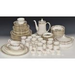 Approximately seventy five pieces of Paragon and Royal Albert Belinda dinner and teaware