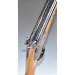 Pietta Navy Arms style 12 bore side by side percussion hammer action muzzle loading shotgun with