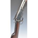 Winchester Model 90 .22 short pump-action rifle with adjustable sights, straight hand stock and 24