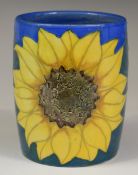 Dennis Chinaworks early signed Sunflower vase dated 94, H10cm
