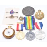 British Army WW1 War Medal named to 334872 Pioneer R S Donaldson, Royal Engineers together with