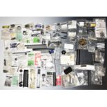 A large collection of mainly air rifle parts and accessories including Air Arms S200 magazine system