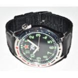 Military style watch from the Eagle Moss Collection '1980s Russian Tank'